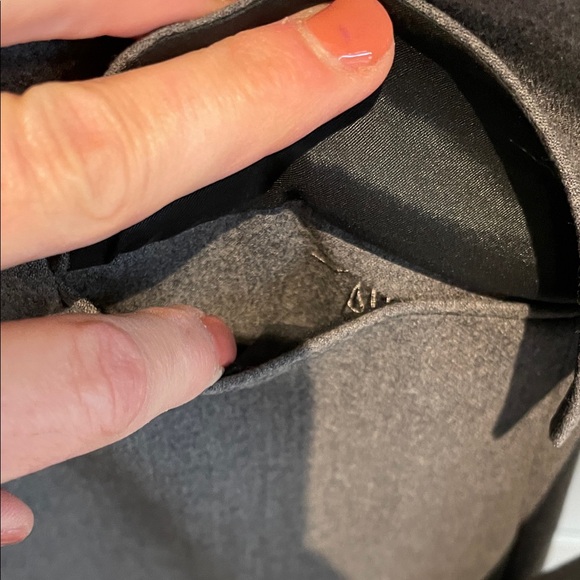 Theory Wool Charcoal Gray Blazer women's size 2 - Picture 6 of 11